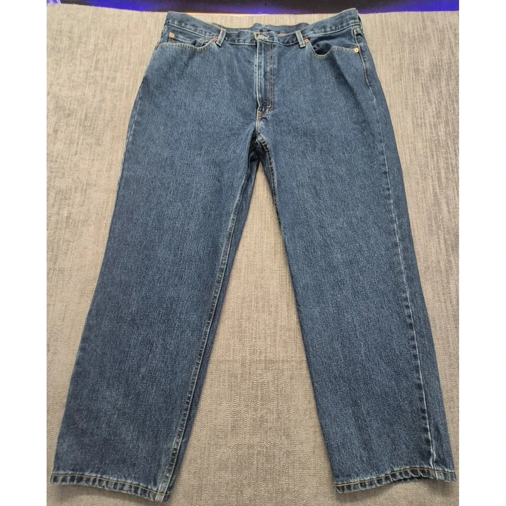 Levi's 550 men's denim blue jeans 42x30 Cotton medium wash classic western ranch